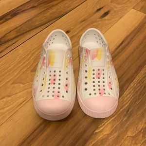 Native girl’s shoes